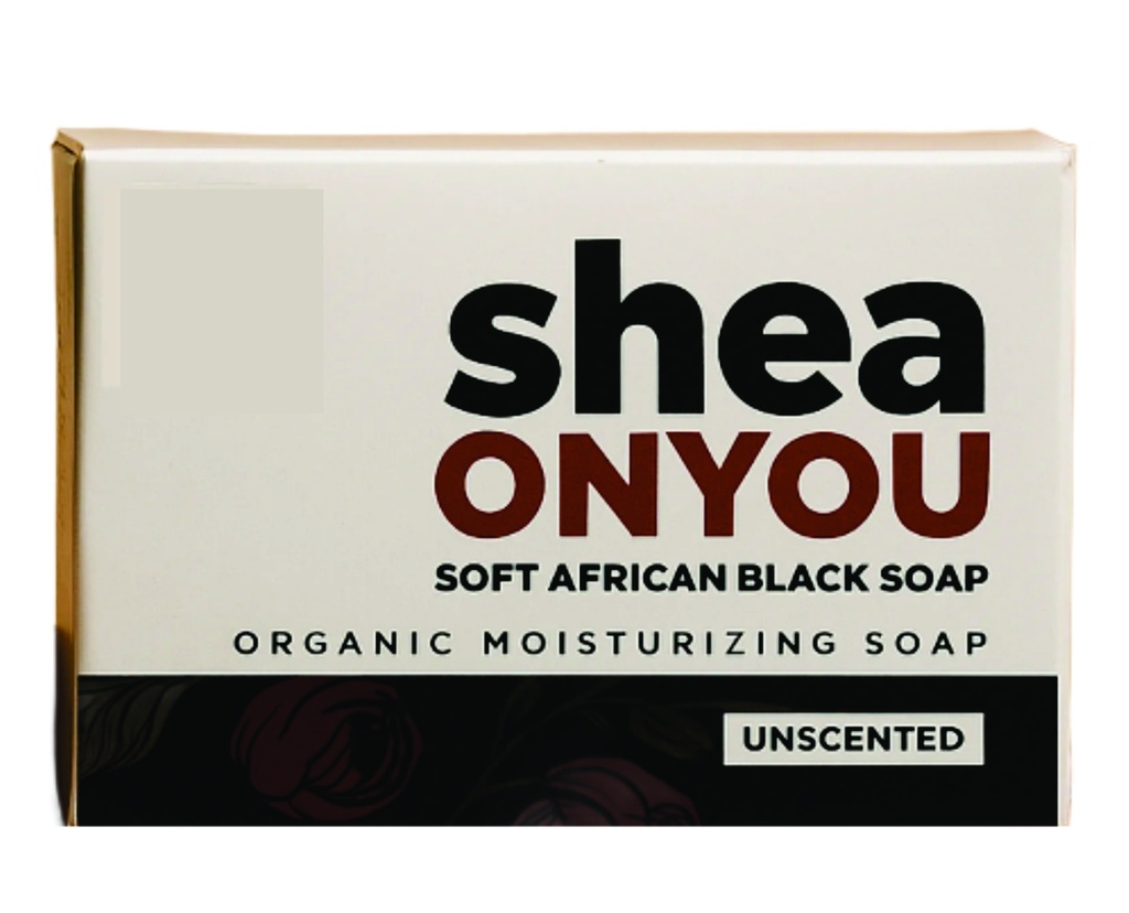SHEA ON YOU UNSCENTED AFRICAN BLACK SOAP  121G